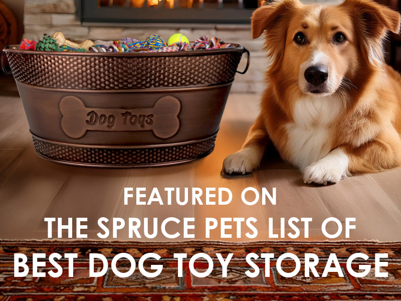 Celebrating Success: Our Indestructible Dog Toy Bin Featured in The Spruce Pets!