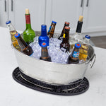 Colt Drink Bucket Hammered Stainless Steel with Party Mat | BREKX