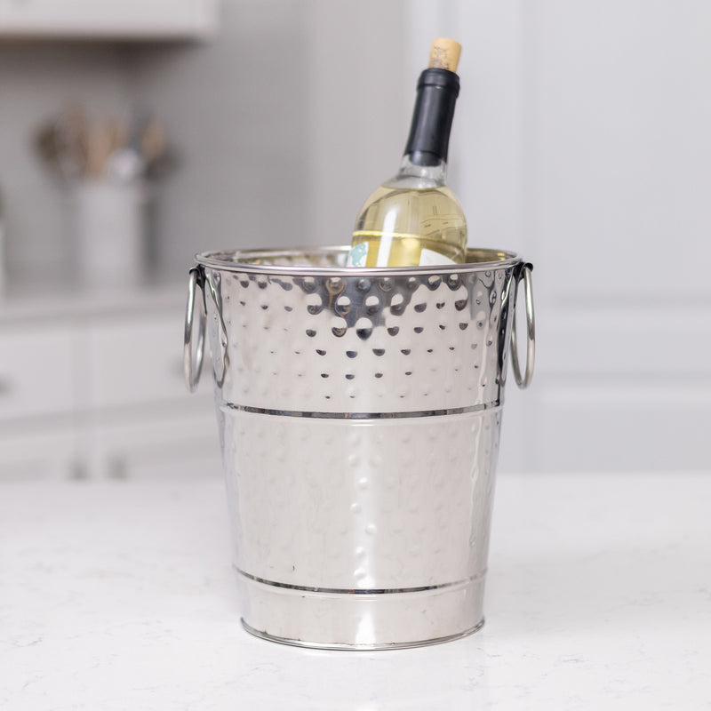 Berkshire Wine Bucket Hammered Stainless Steel | BREKX