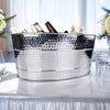 Aspen Metal Party Tub Hammered Stainless Steel | BREKX